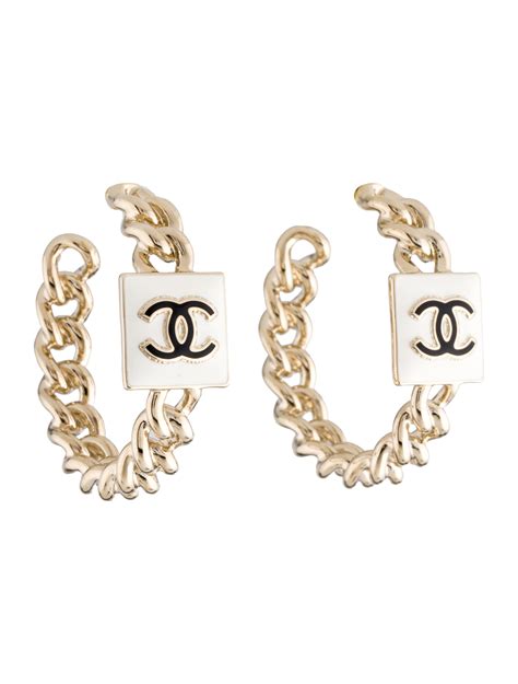 chanel hoop earings|cheap Chanel hoop earrings.